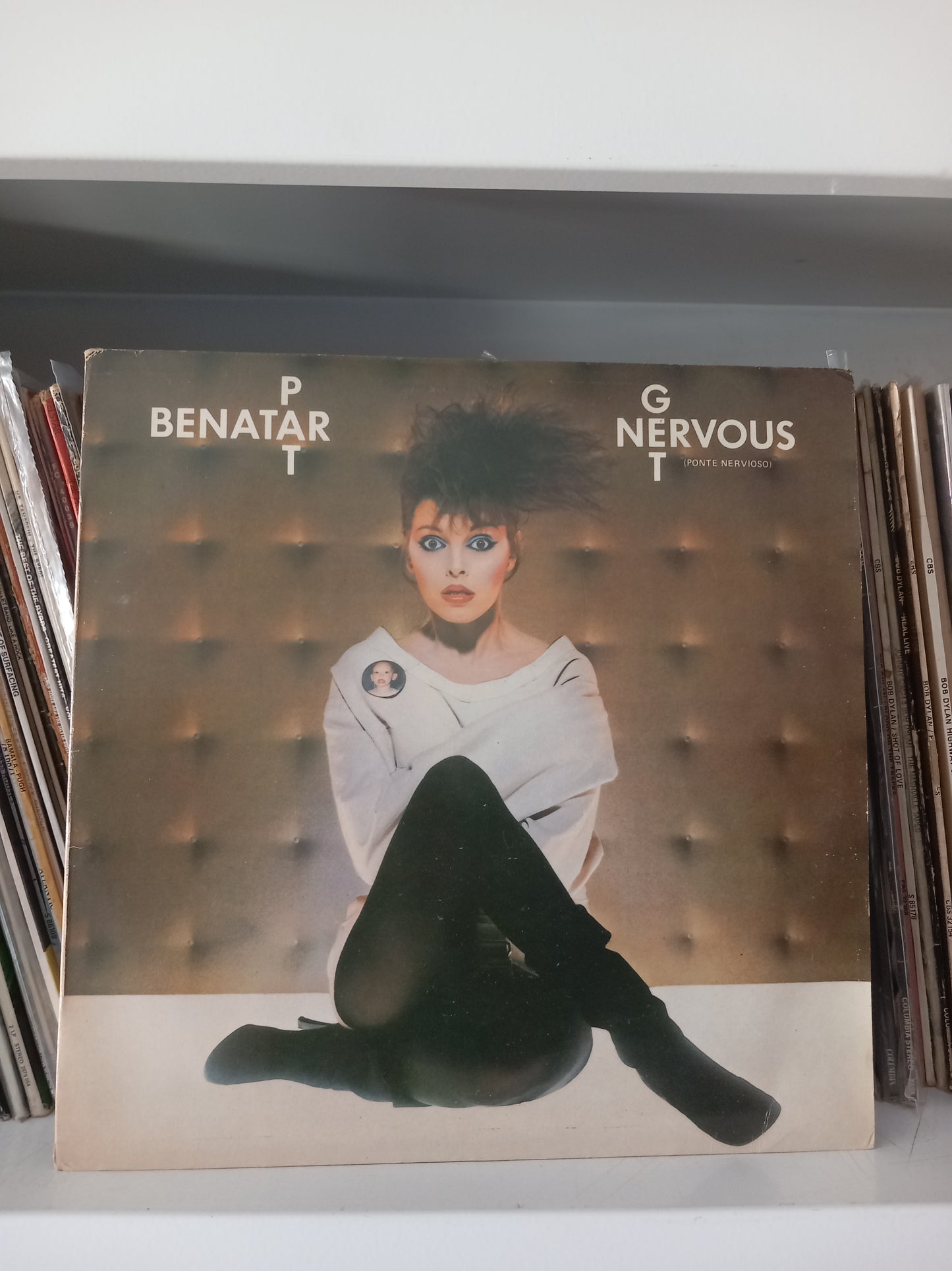 Pat Benatar - Get Nervous / Ponte Nervioso (LP, Album, Promo)
