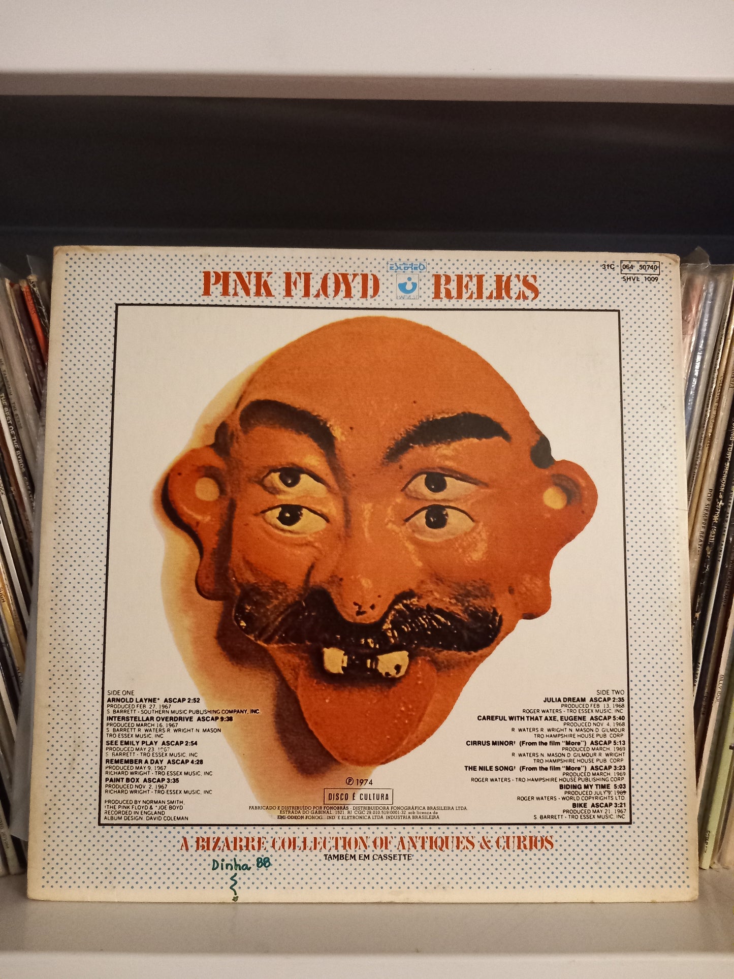 Pink Floyd ‎– Relics - A Bizarre Collection Of Antiques & Curios Sello
