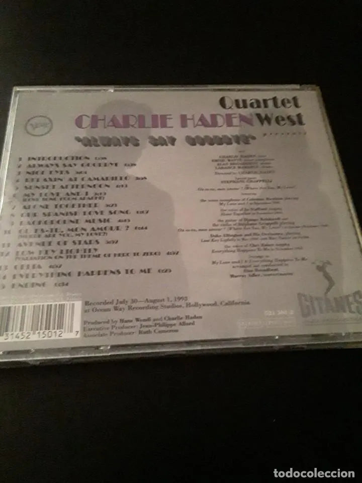 Charlie Haden Quartet West - Always Say Goodbye (CD, Album)