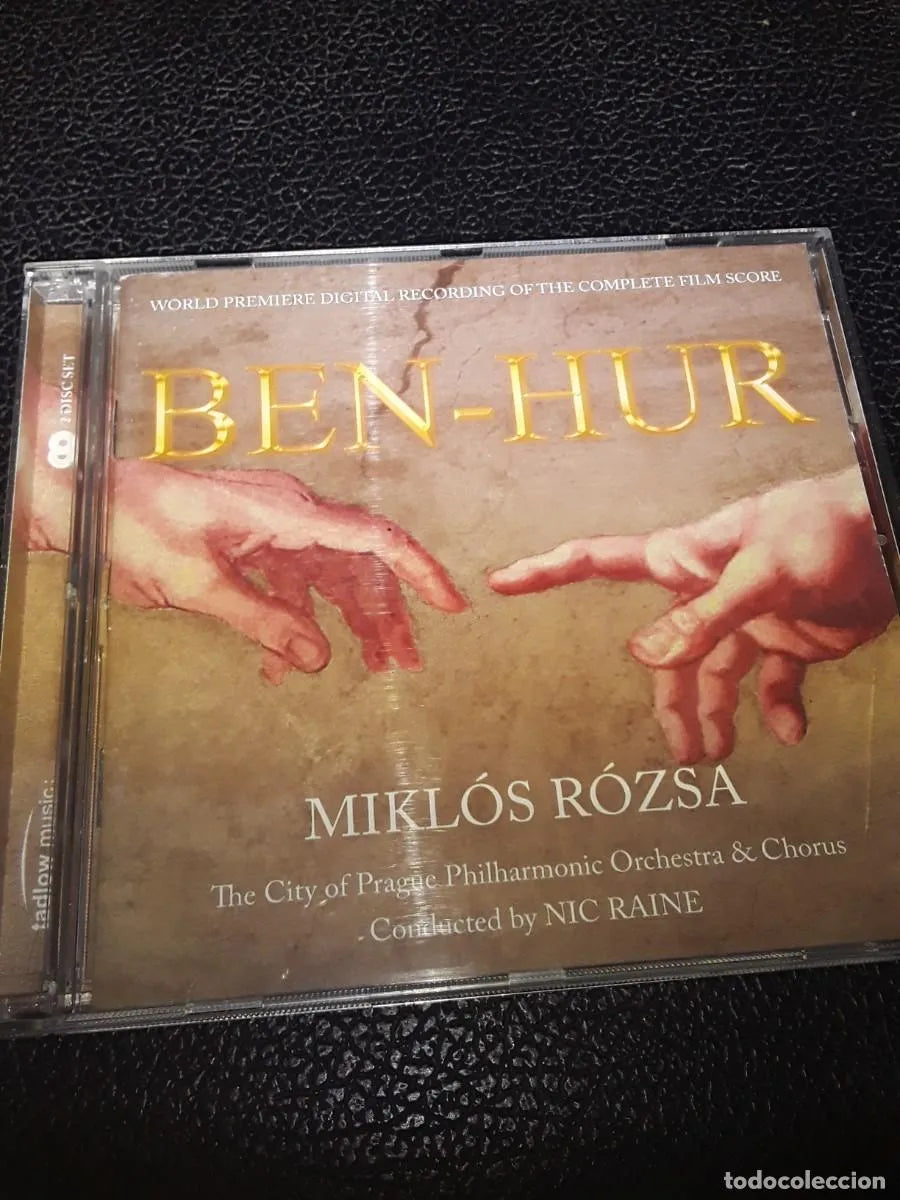 Miklós Rózsa, The City Of Prague Philharmonic Orchestra* And Chorus* Conducted By Nic Raine - Ben-Hur (New Digital Recording Of The Complete Film Score) (2xCD, Album)